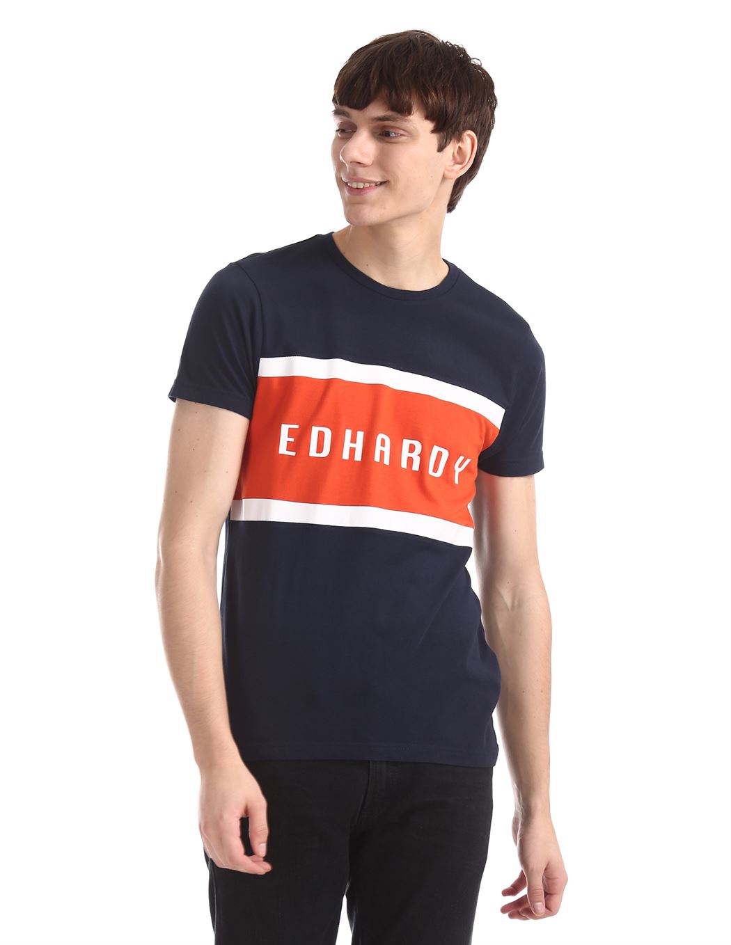 Ed Hardy Men Casual Wear Chest Print T-Shirt